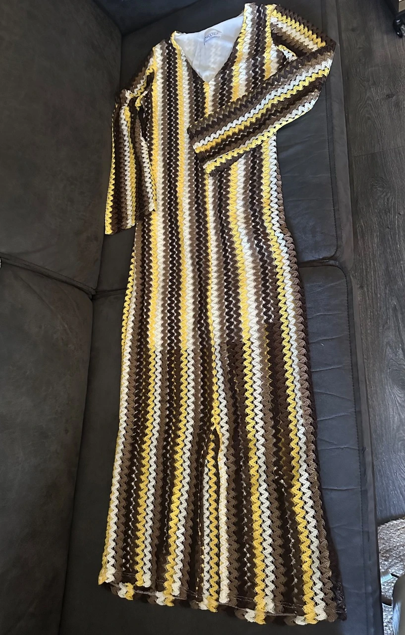 Robe longue maille